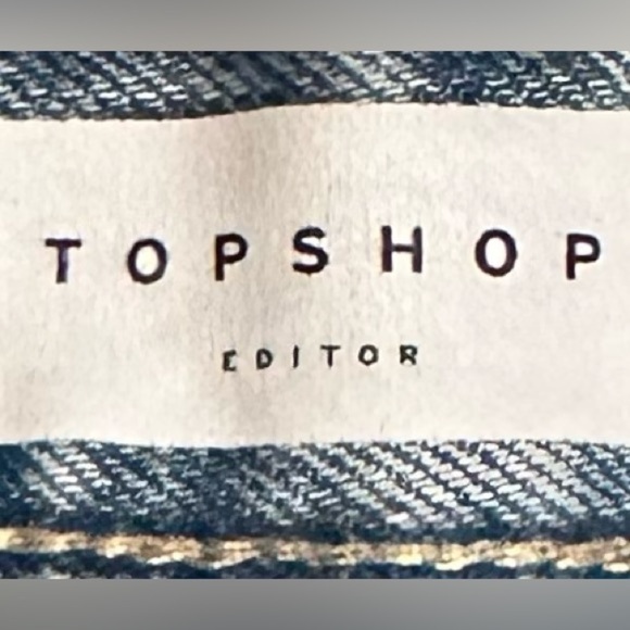 TOPSHOP Women’s Size 32 Light Wash Denim Blue Jeans EUC** - Picture 6 of 11